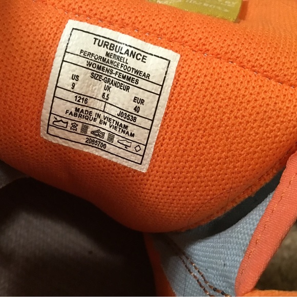 Merrell Eagle Turbulence real leather colorful hiking boots, EUR 40, retro style - Picture 6 of 6